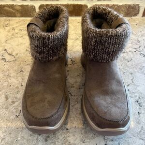 🌸 Skechers Women's Foldover Knit Collar Boot Relaxed Fit 🌸
